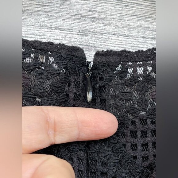 Jonathan SimkhaiMultimedia Threaded Mesh Mini Ruffle Dress size 6 - Picture 11 of 15